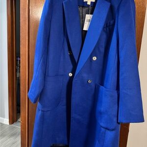 MICHAEL Michael Kors Wool Blend Officers Coat